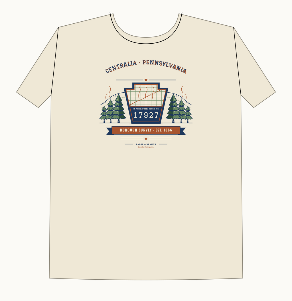 Centralia PA 17927 Borough Survey Tee mockup