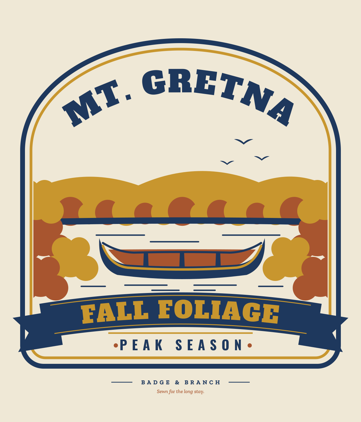 Mt. Gretna Fall Foliage Canoe tee
