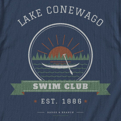 Lake Conewago · 1886 — Zoomed Artwork Detail