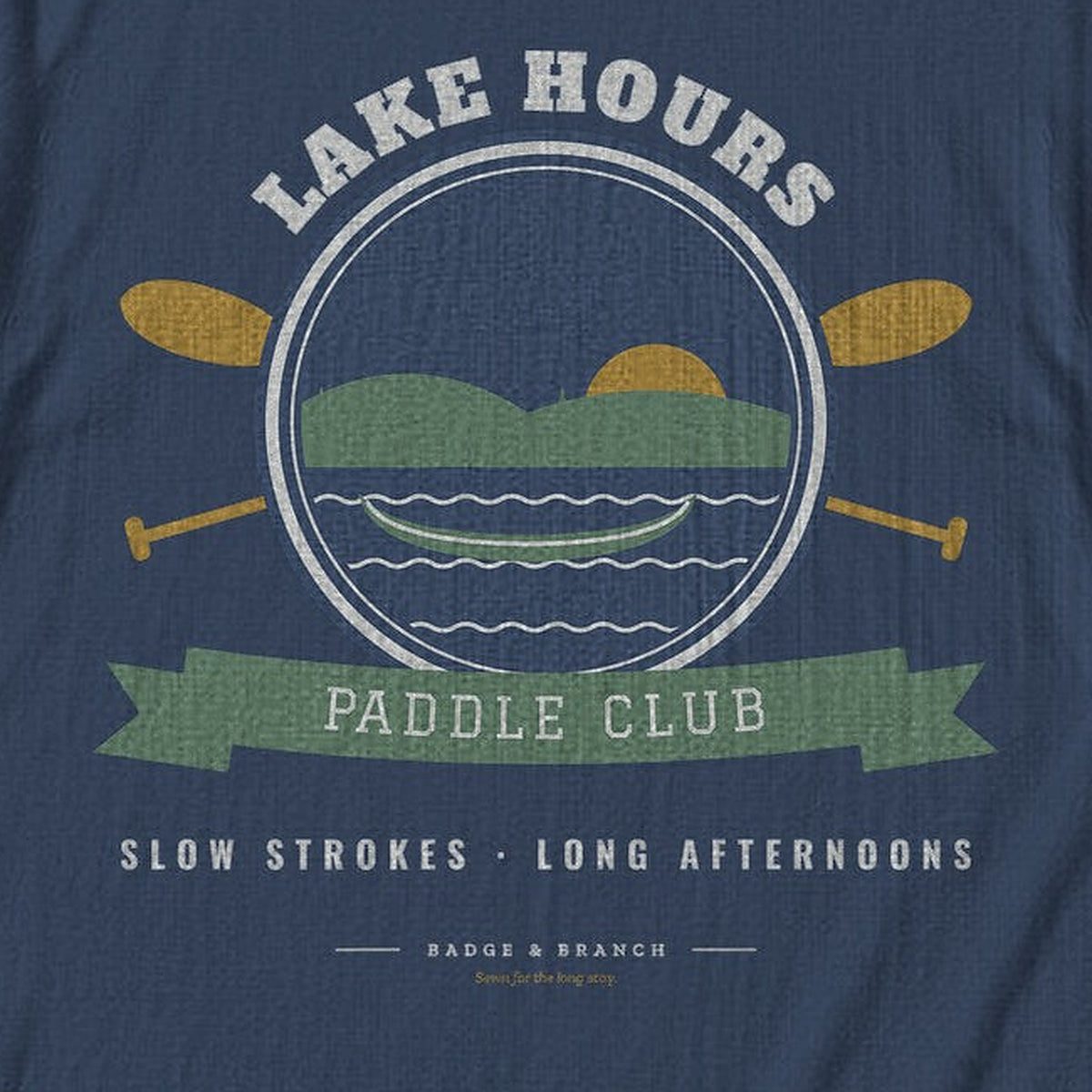 Lake Hours Paddle Club — Zoomed Artwork Detail