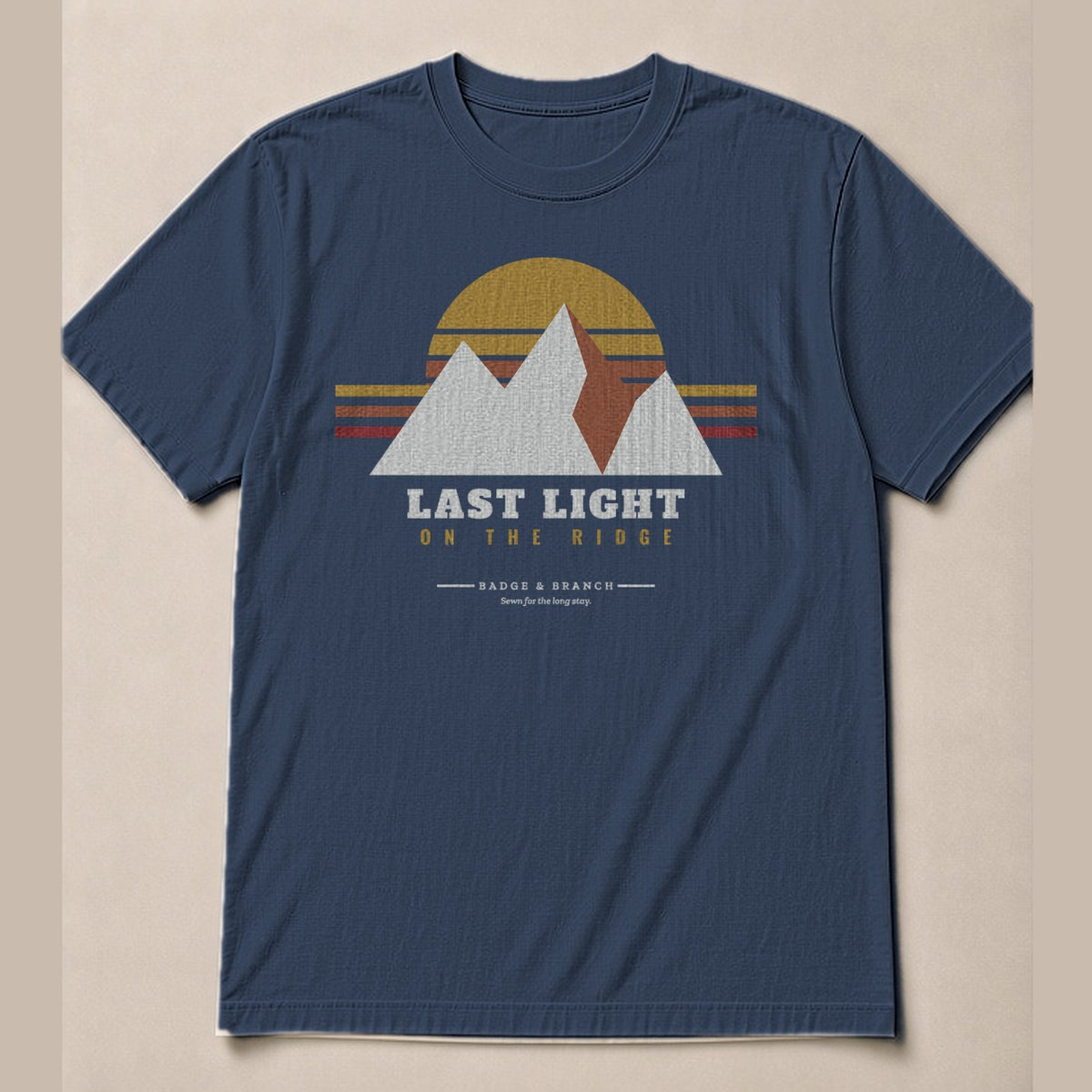 Last Light on the Ridge Tee — Full Shirt View