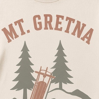 Mt. Gretna · Chautauqua Winter Crewneck — Zoomed Artwork Detail