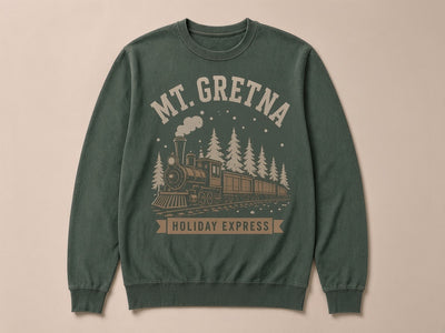 Mt. Gretna · Holiday Express Crewneck — Full View