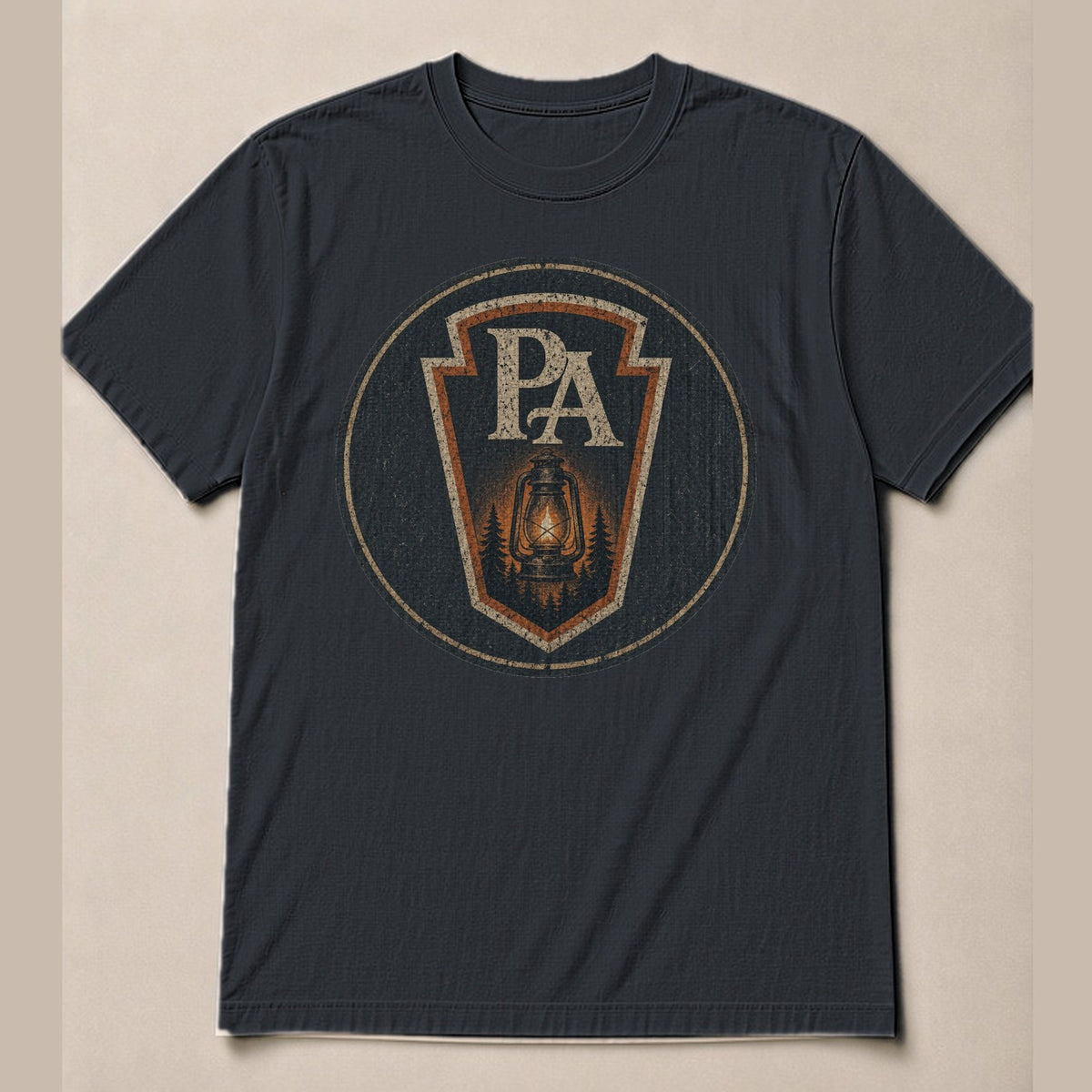Strange Stories · PA Keystone Lantern Tee — Full Shirt View
