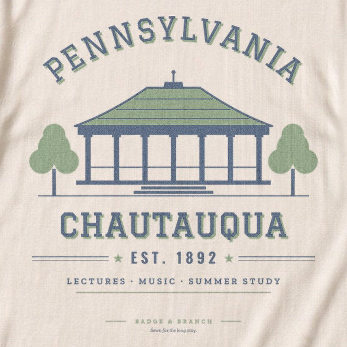 Pennsylvania Chautauqua · Est. 1892 — Zoomed Artwork Detail