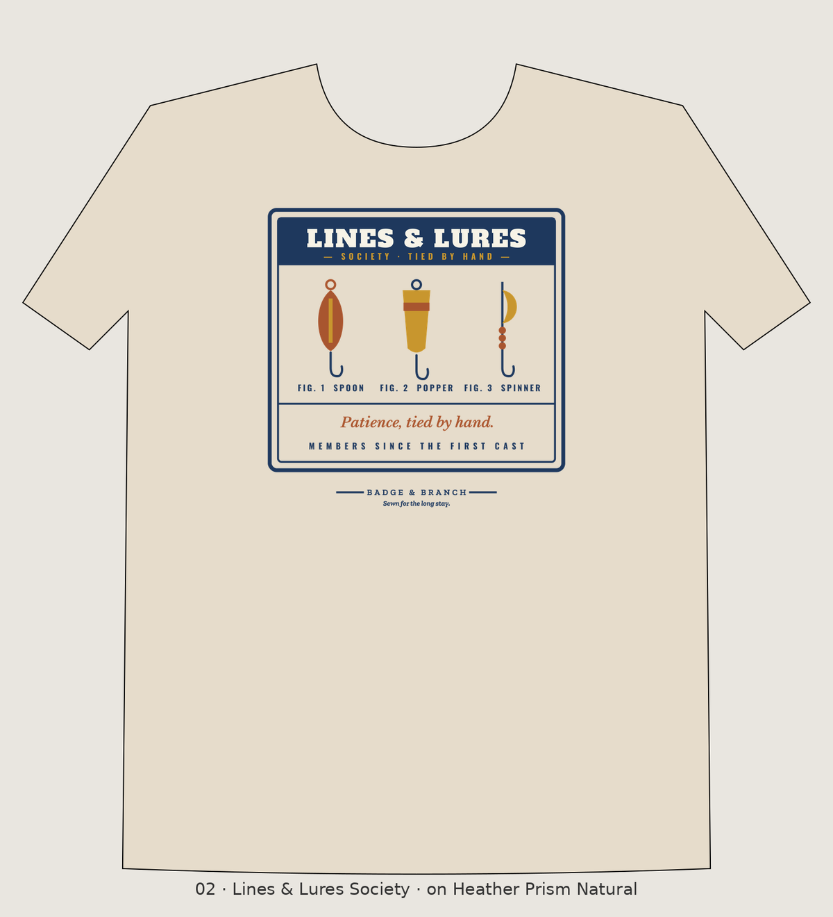 Lines & Lures Society tee