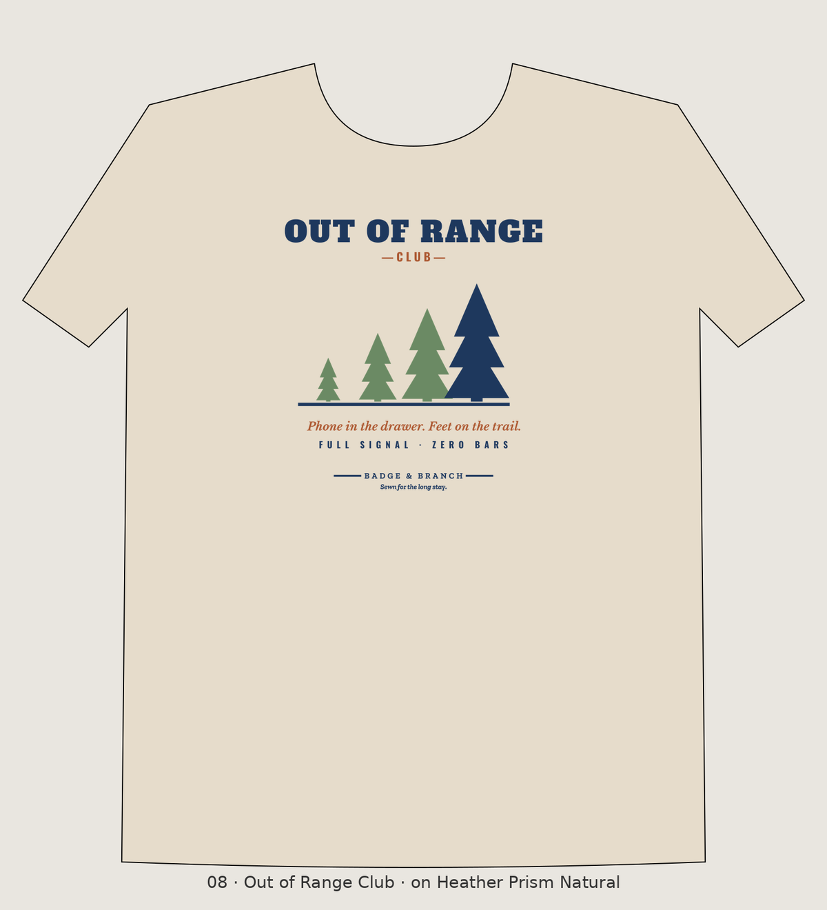 Out of Range Club offline tee