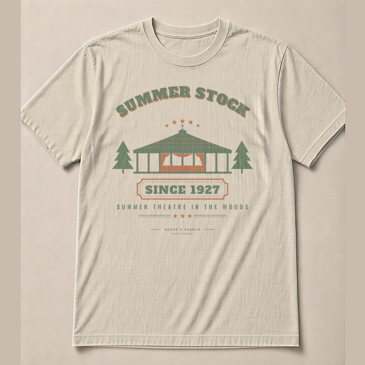 Summer Stock Since 1927 — Full Shirt View