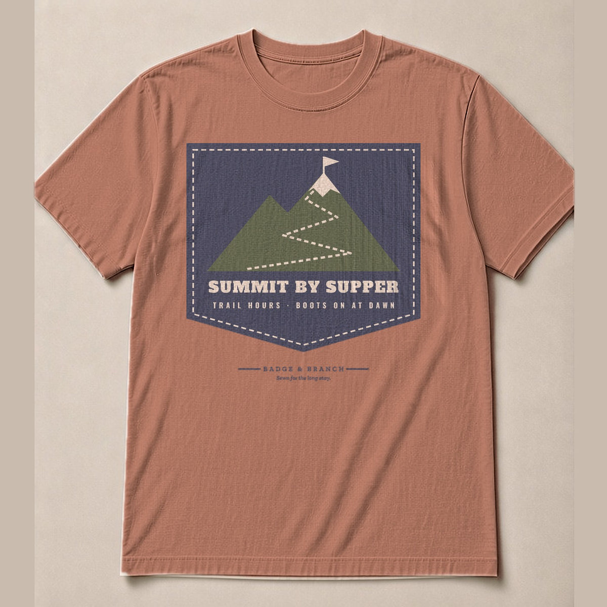 Summit by Supper Tee — Full Shirt View