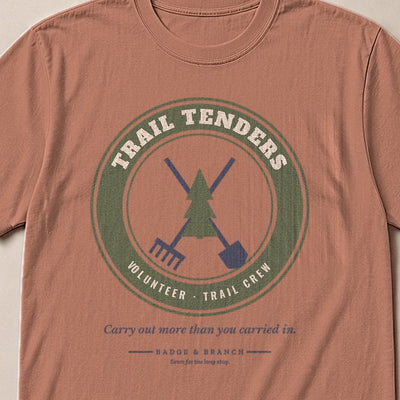 Trail Tenders Tee — Collar & Chest View
